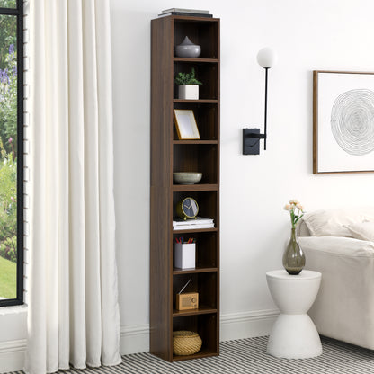 Slim Storage Cabinet - Walnut