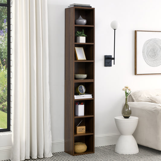 Slim Storage Cabinet - Walnut