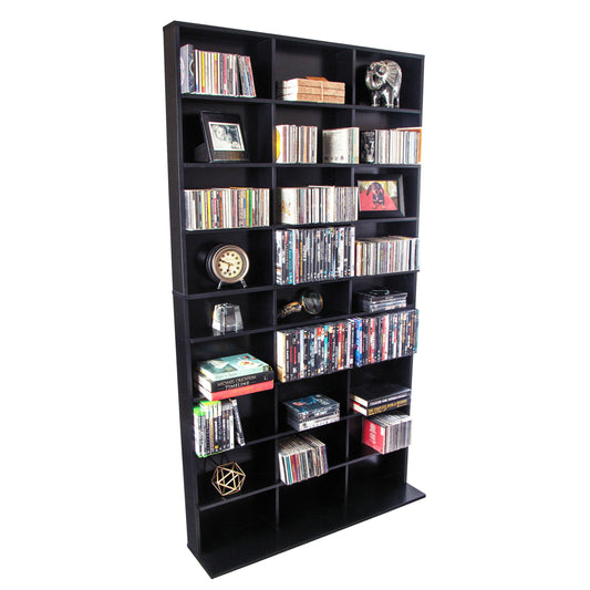 Oceanic Deluxe Media Storage Cabinet XL - Black