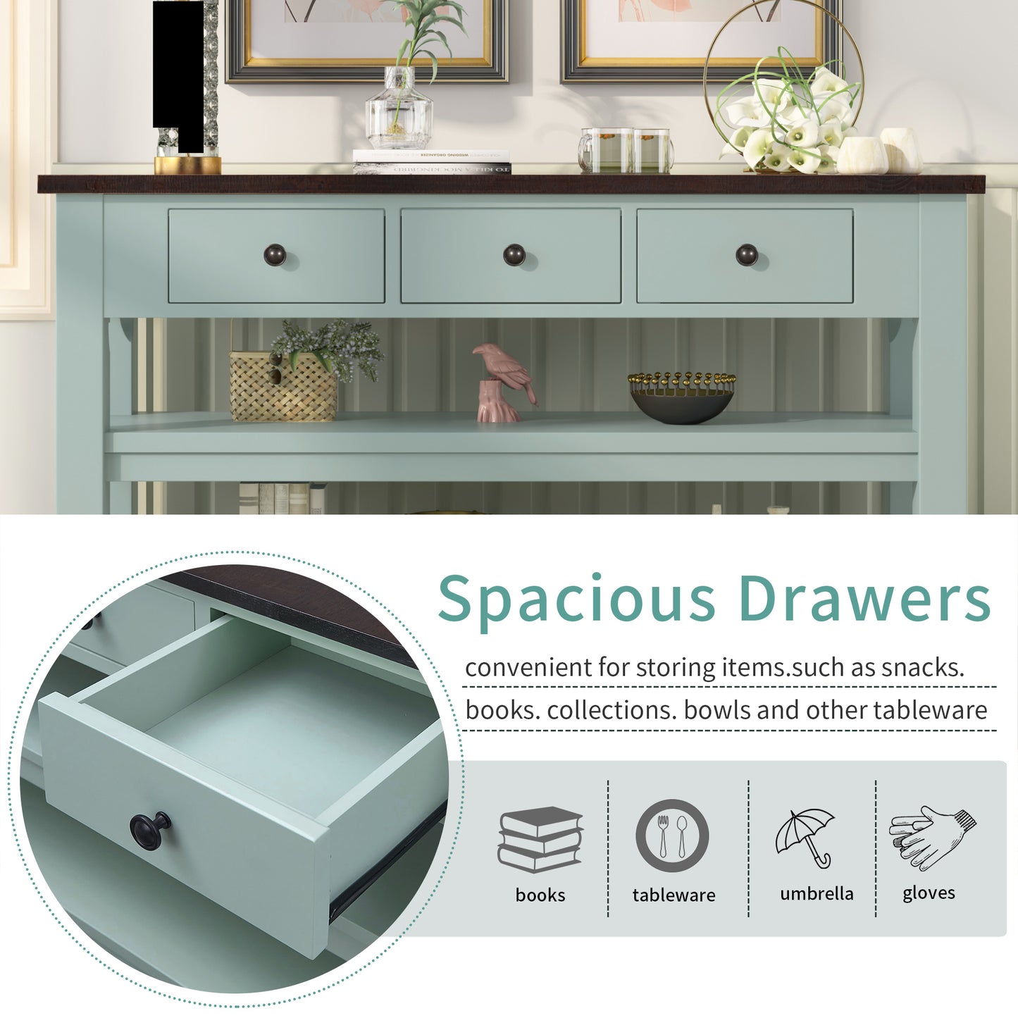 ElegantWood 48'' Modern Console Table