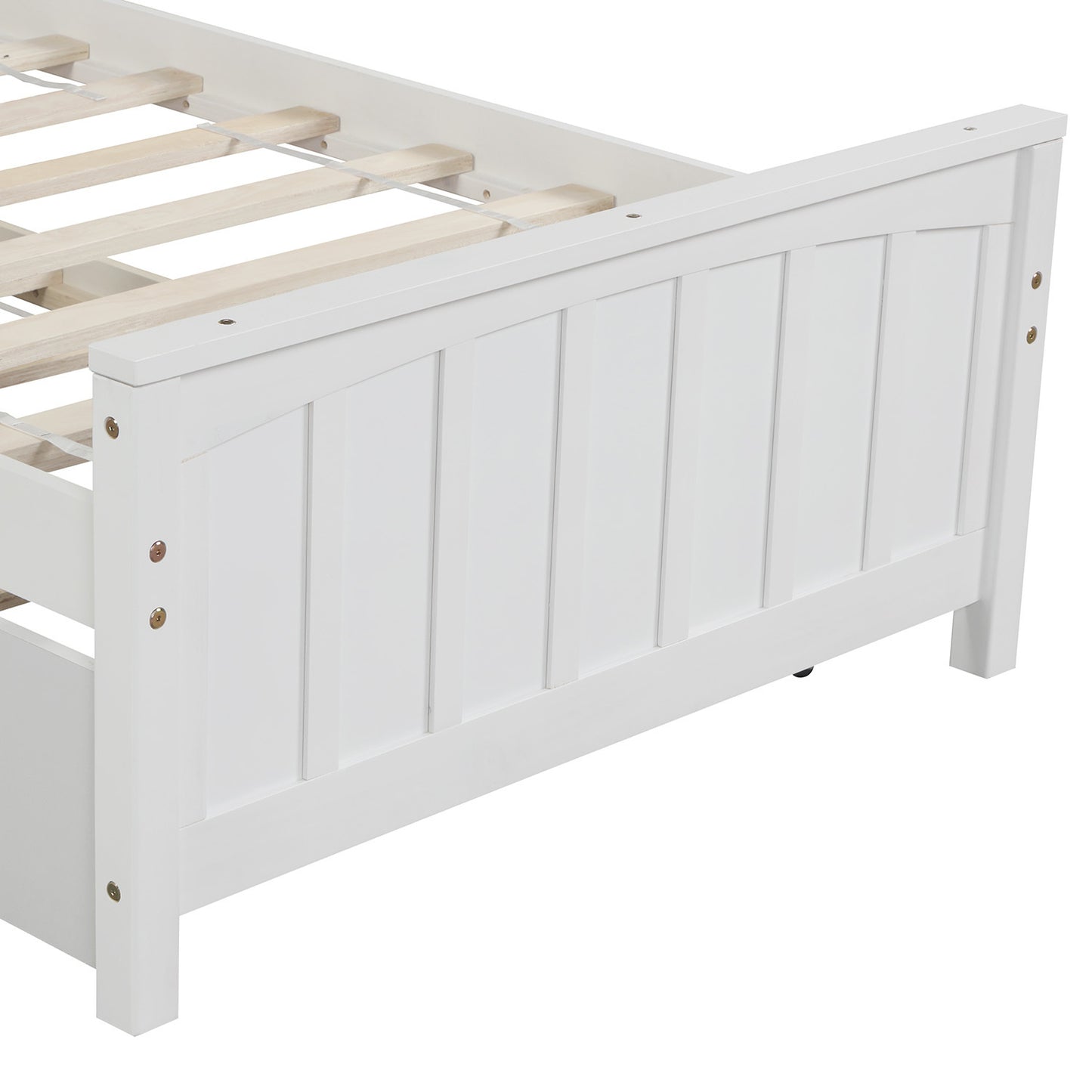 Dreamscape Twin Trundle Bed, Snow White