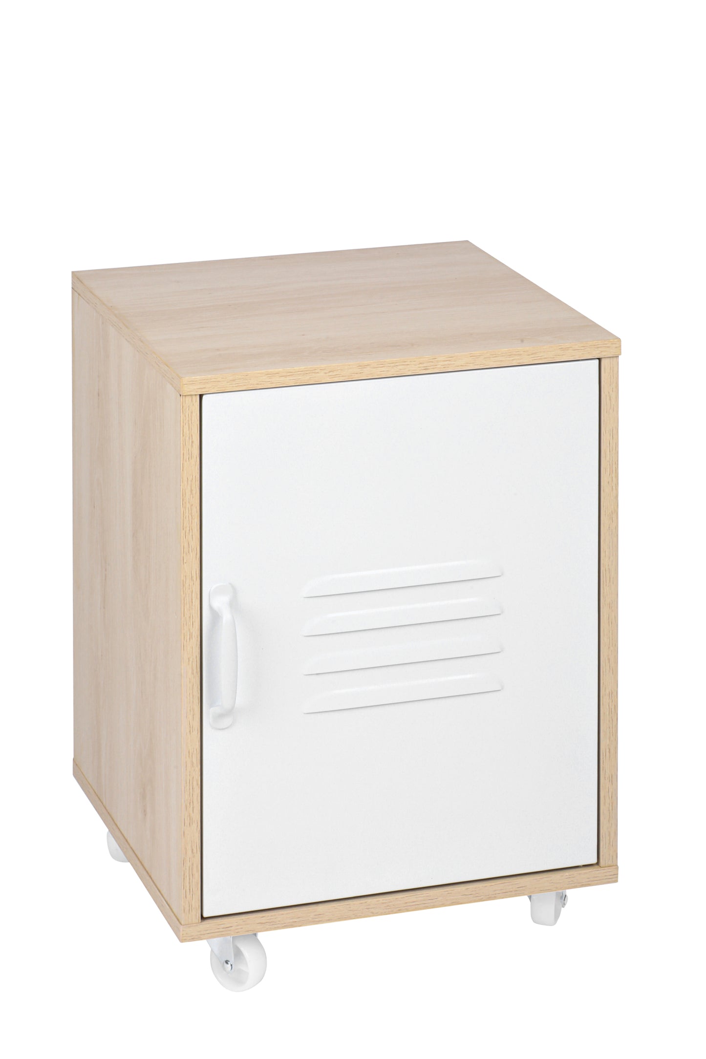 Urban Wheel Cabinet Contemporary Bedside Table