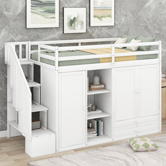 Lofty Haven: The Ultimate Storage Bed