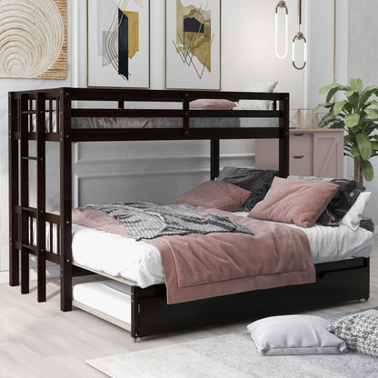 Espresso Dream Twin Trundle Bunk Bed