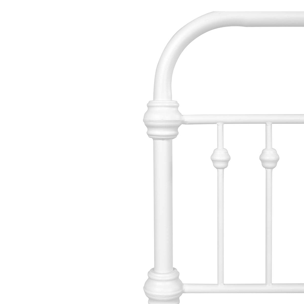 ElegantDream Full Size Metal Bed Frame -White