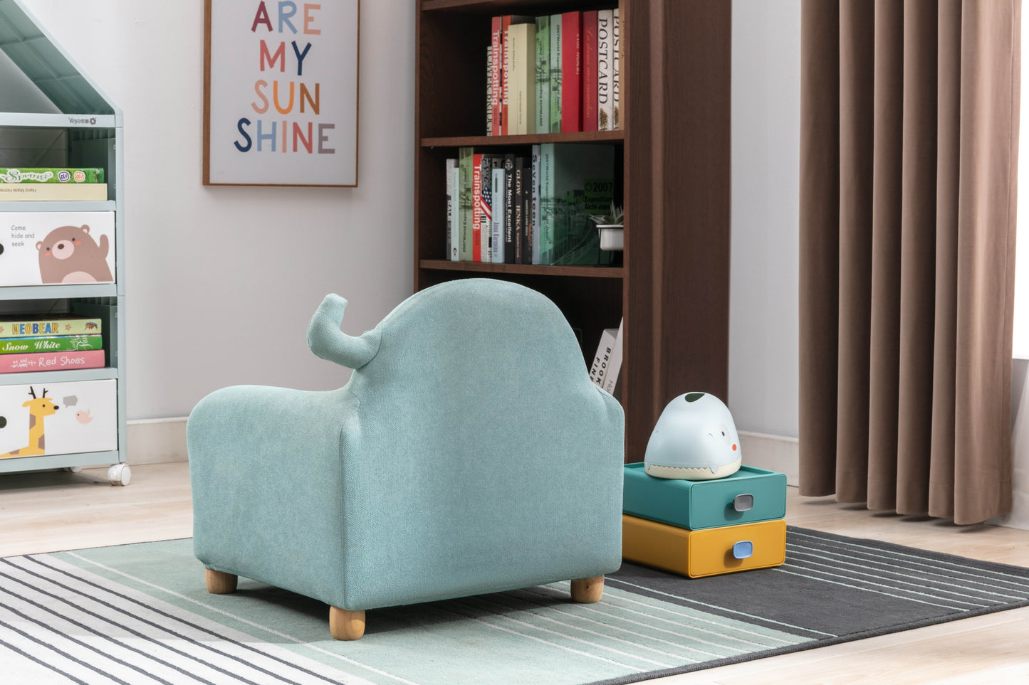 Elephant Kids Chair - Grey