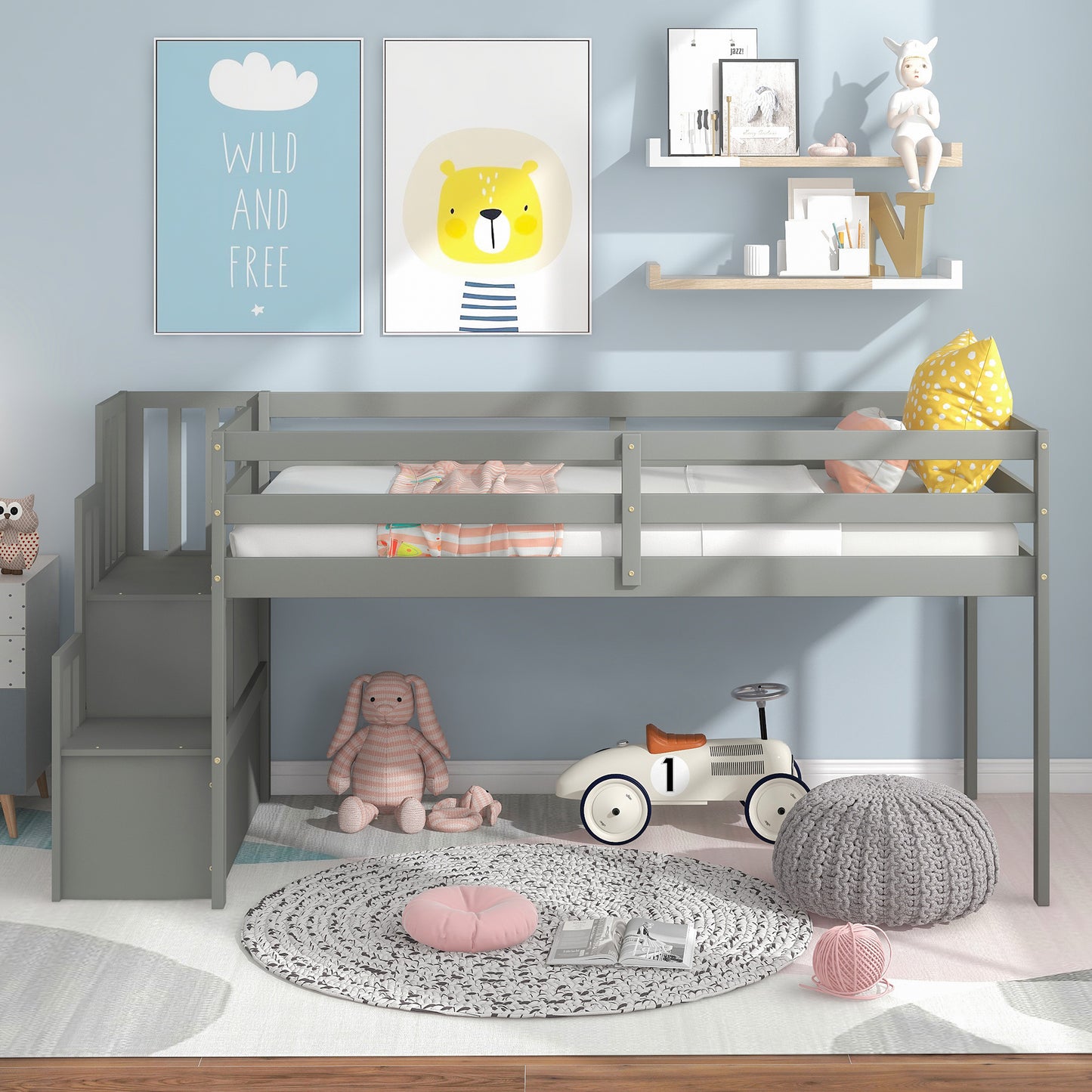 Stairway to Serenity Loft Bed