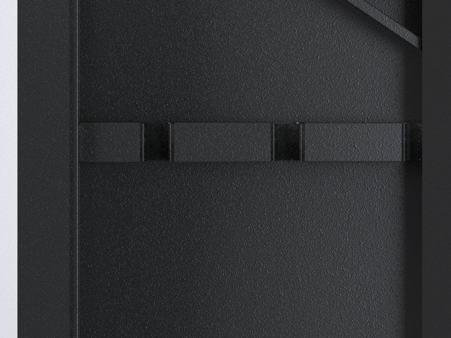 In Wall Gun Safe Keypad Entry - Black