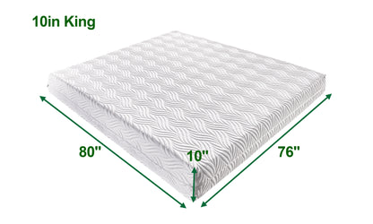 Bliss Memory Foam 10" Mattress - King