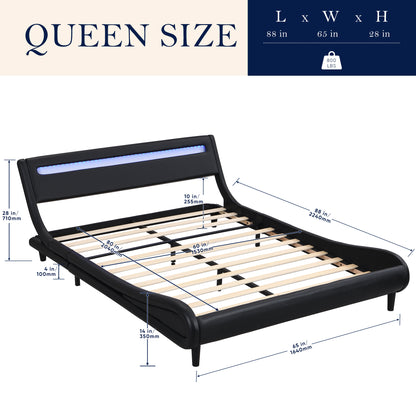 WaveGlow Queen Bed Frame