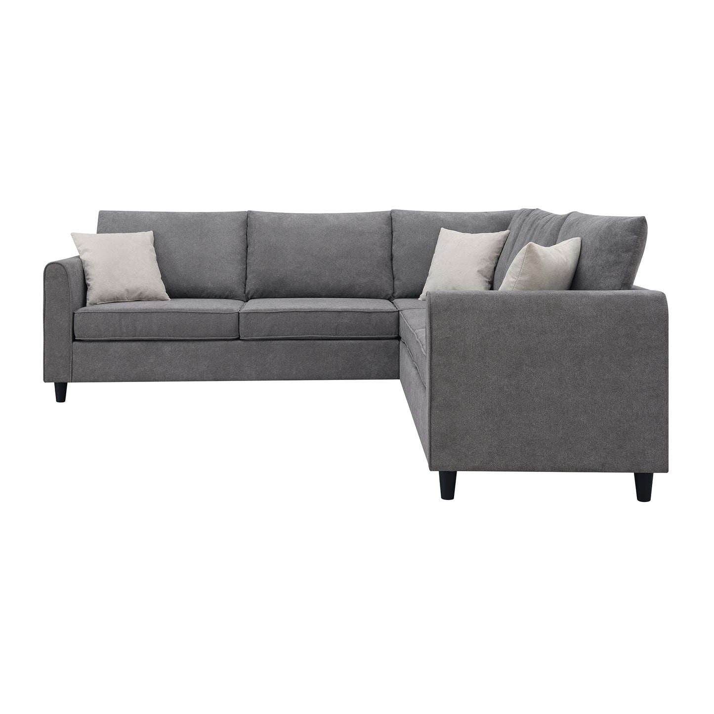 Luxury Comfort Living: Modern L-Shaped Sectional Sofa