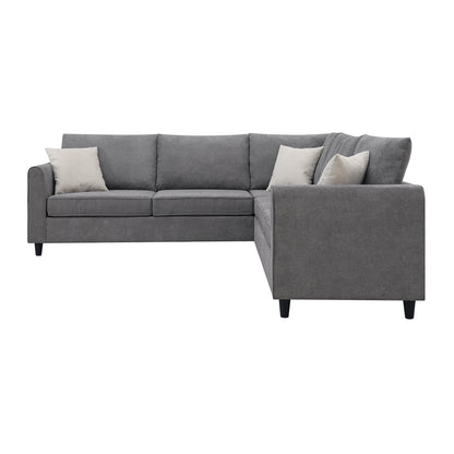 Luxury Comfort Living: Modern L-Shaped Sectional Sofa