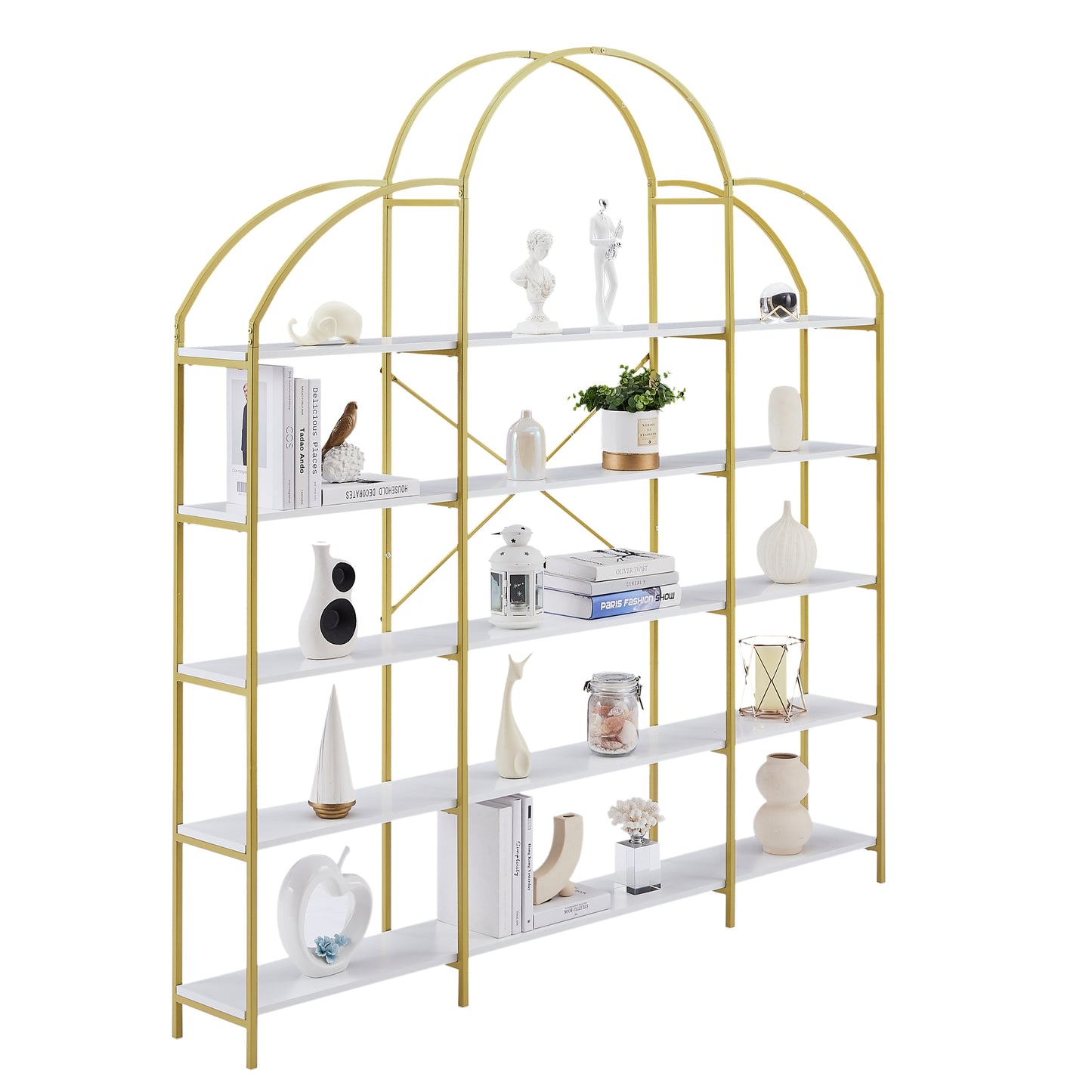 Golden Round 5-Tier Office Bookcase
