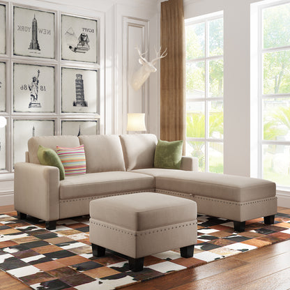 Cozy Haven Reversible Sectional Couch Set