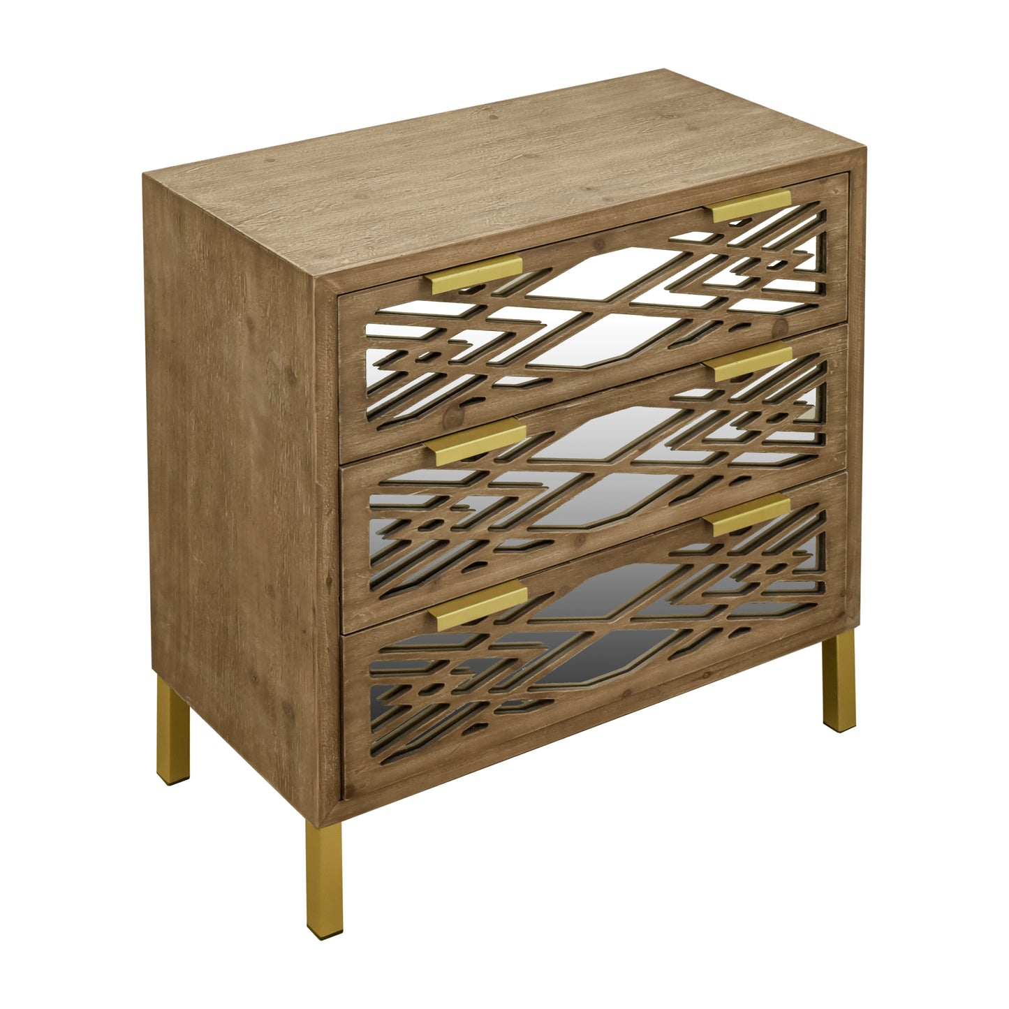 Vintage Reflections Wooden Storage Cabinet