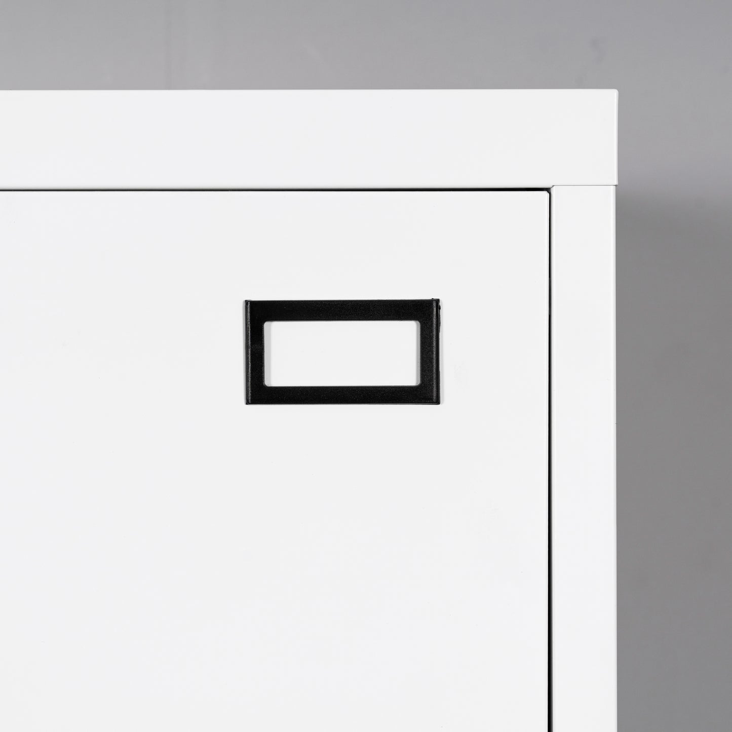 Metal Steel 2 Drawer Lateral Filing Cabinet - White