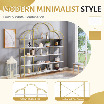 Golden Round 5-Tier Office Bookcase