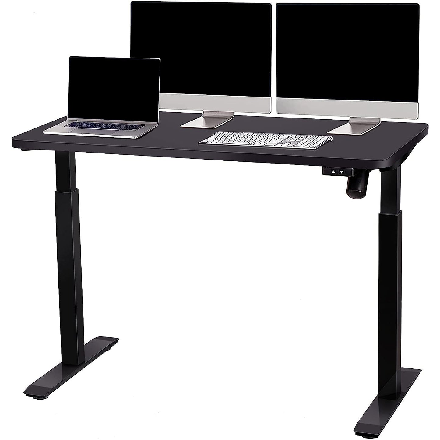 Whole Piece Electric Standing Desk 48 x 24 Inches Height Adjustable Desk