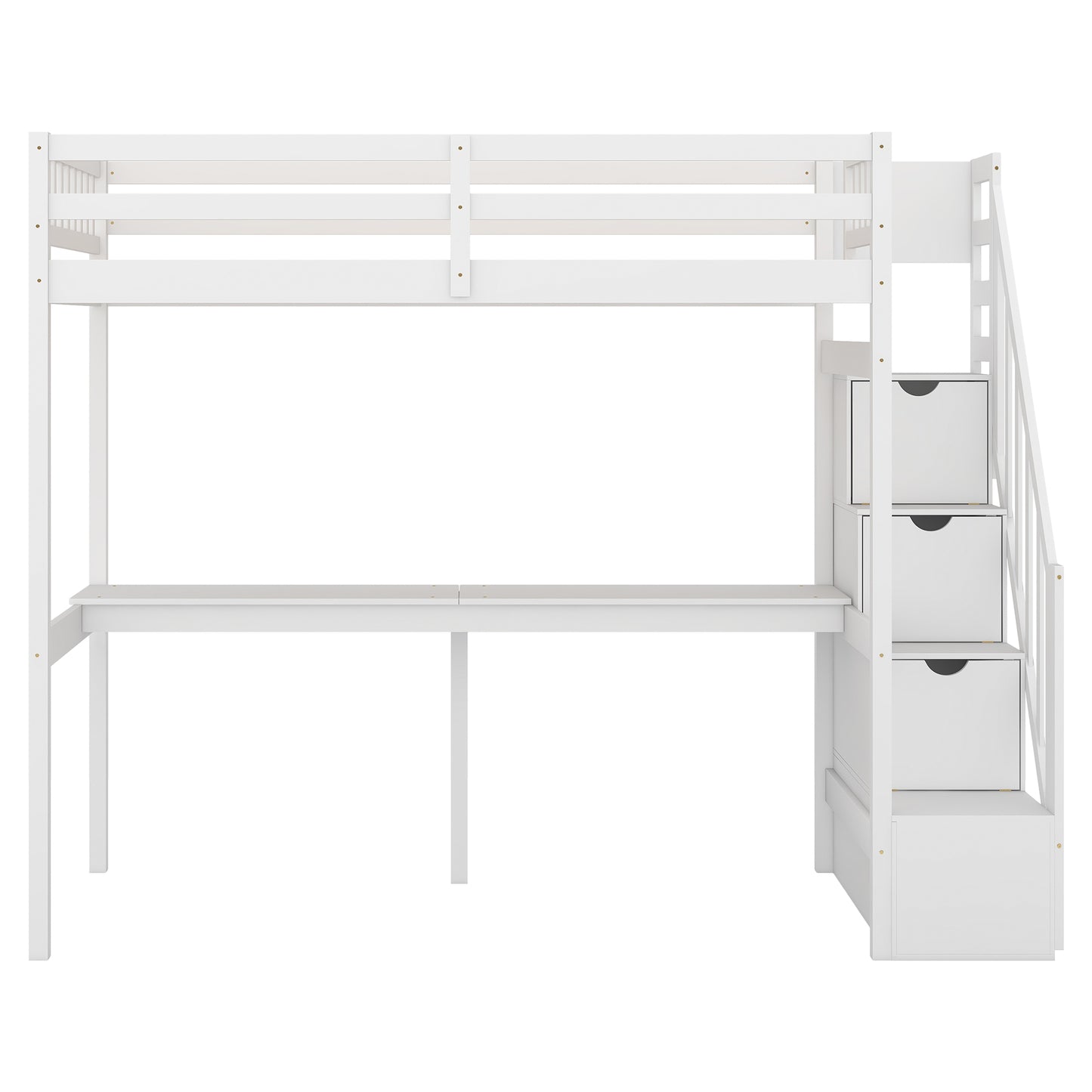 Dream Haven Twin Size Loft Bed