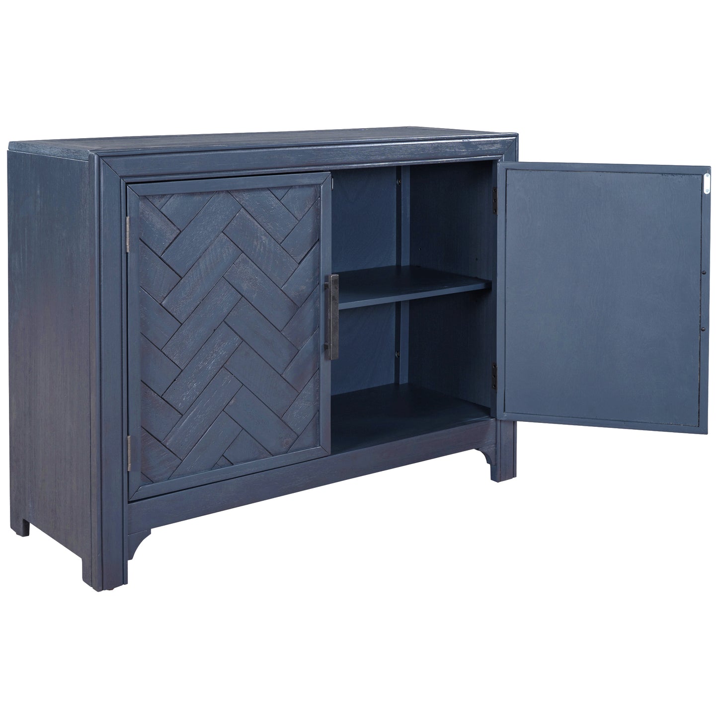 Living Console 40'' Modern Sofa Table with 2 Shelves