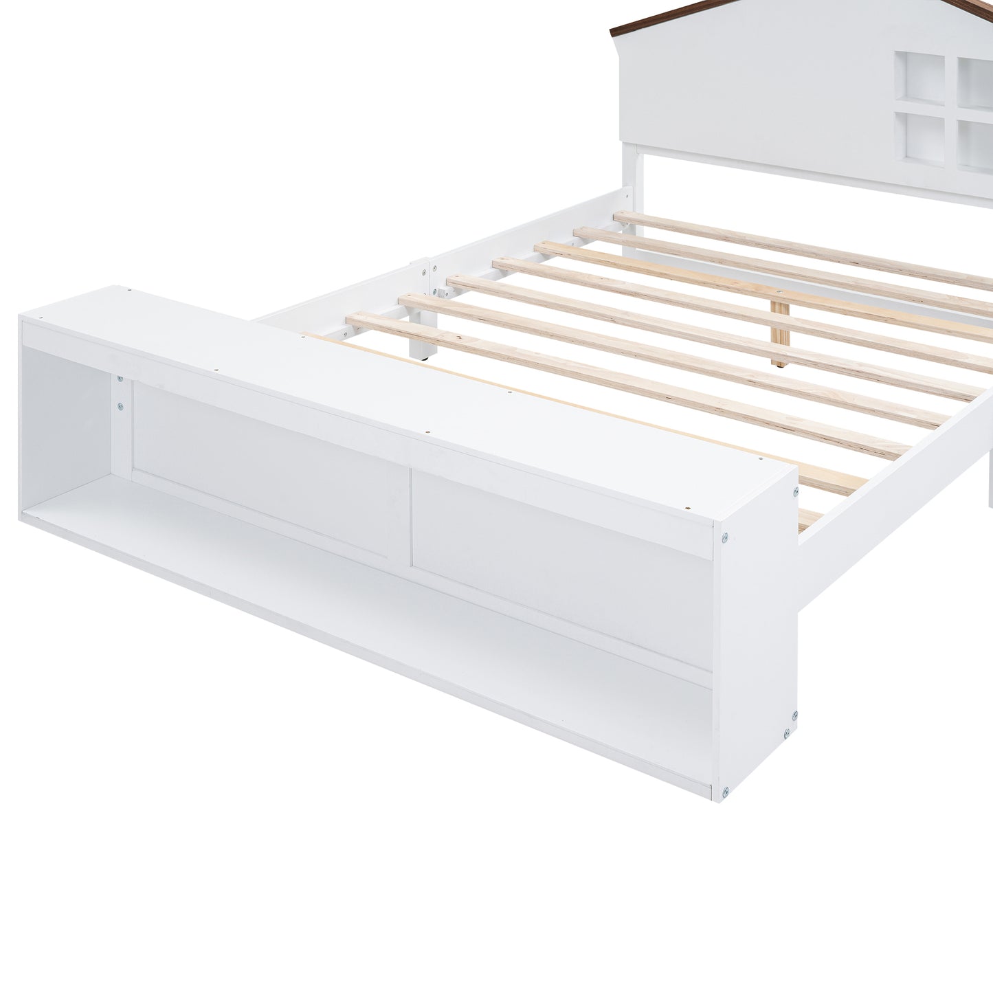 Luminous Haven Storage Bed