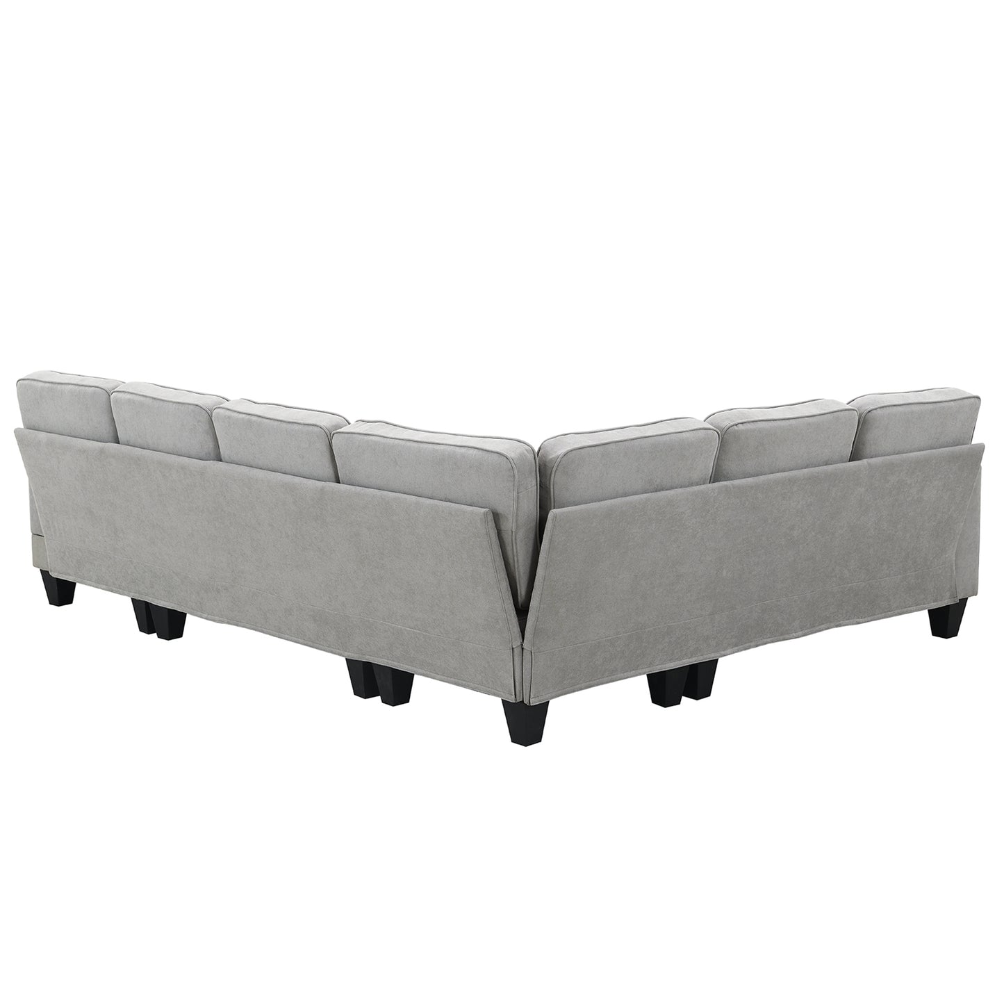 Elegant Comfort U-Shape Sectional Sofa Set