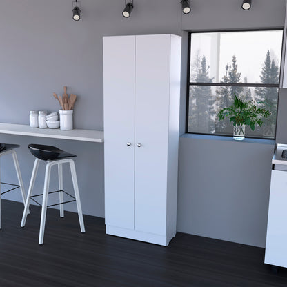 Greyson Tall Storage Cabinet - White