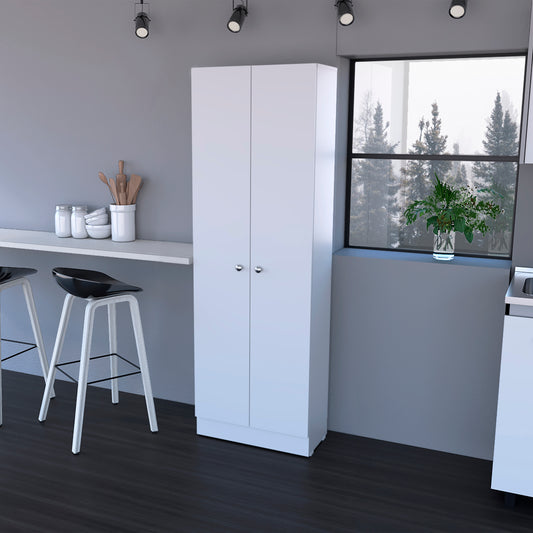 Greyson Tall Storage Cabinet - White
