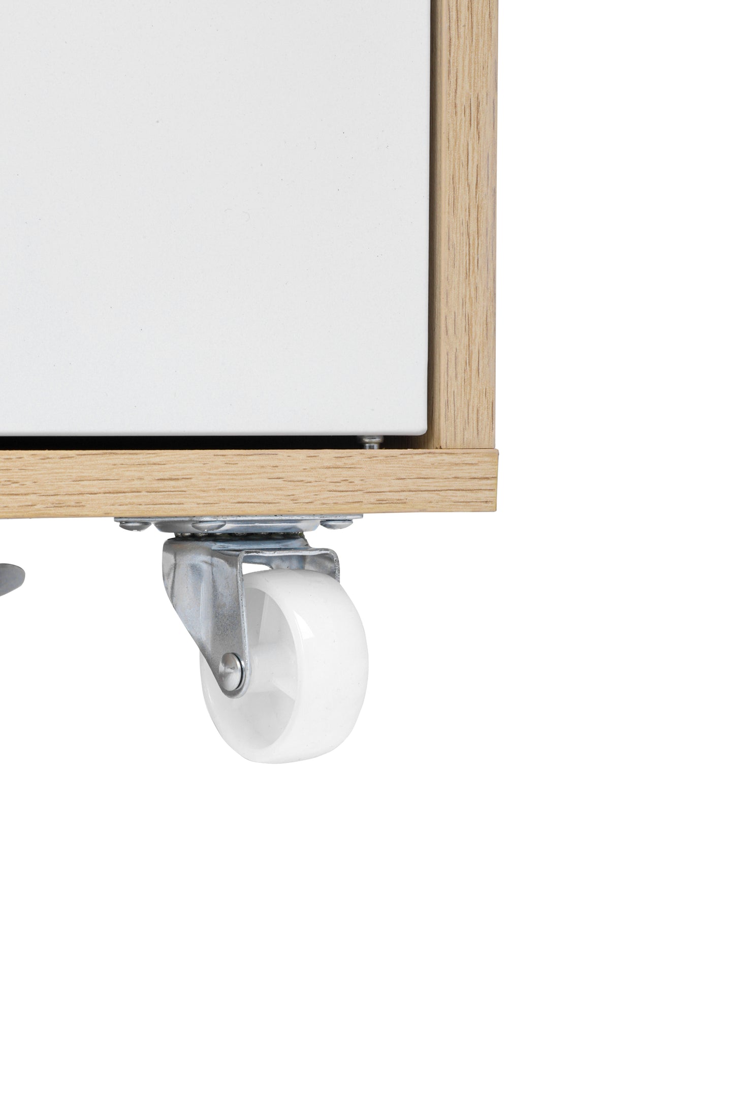 Urban Wheel Cabinet Contemporary Bedside Table