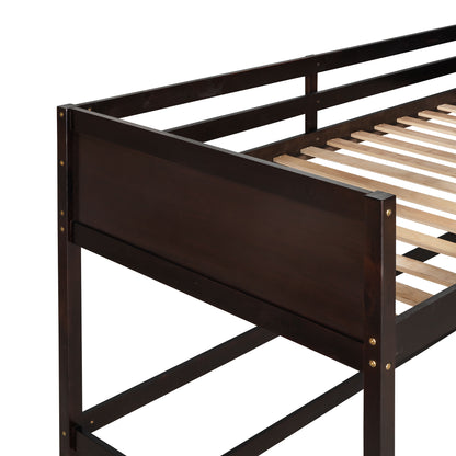 ElevateDreams Twin Loft Bed - Espresso Elegance