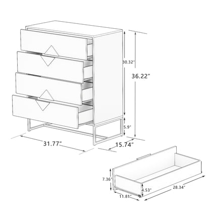 Elegant Oakwood Square Dresser