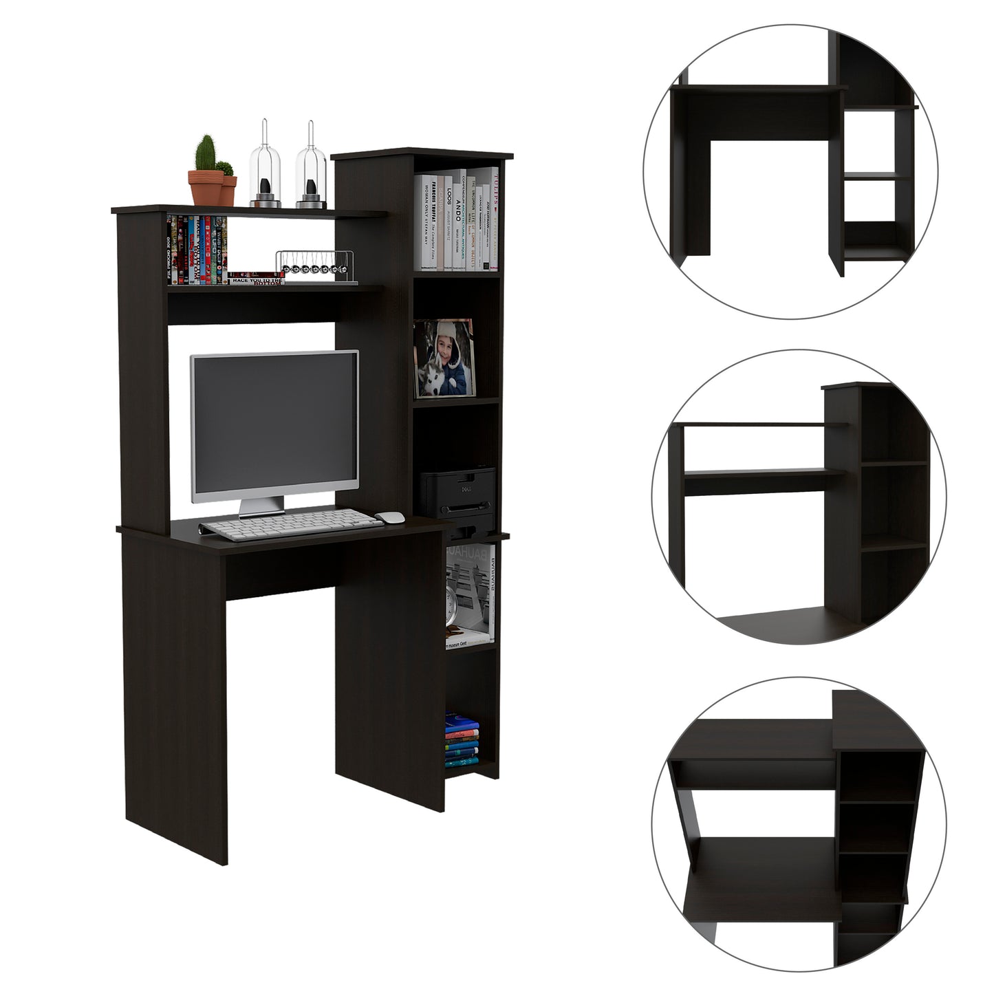 Marston Bookshelf Writing Desk