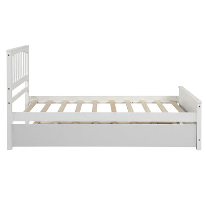 Dreamscape Twin Trundle Bed, Snow White