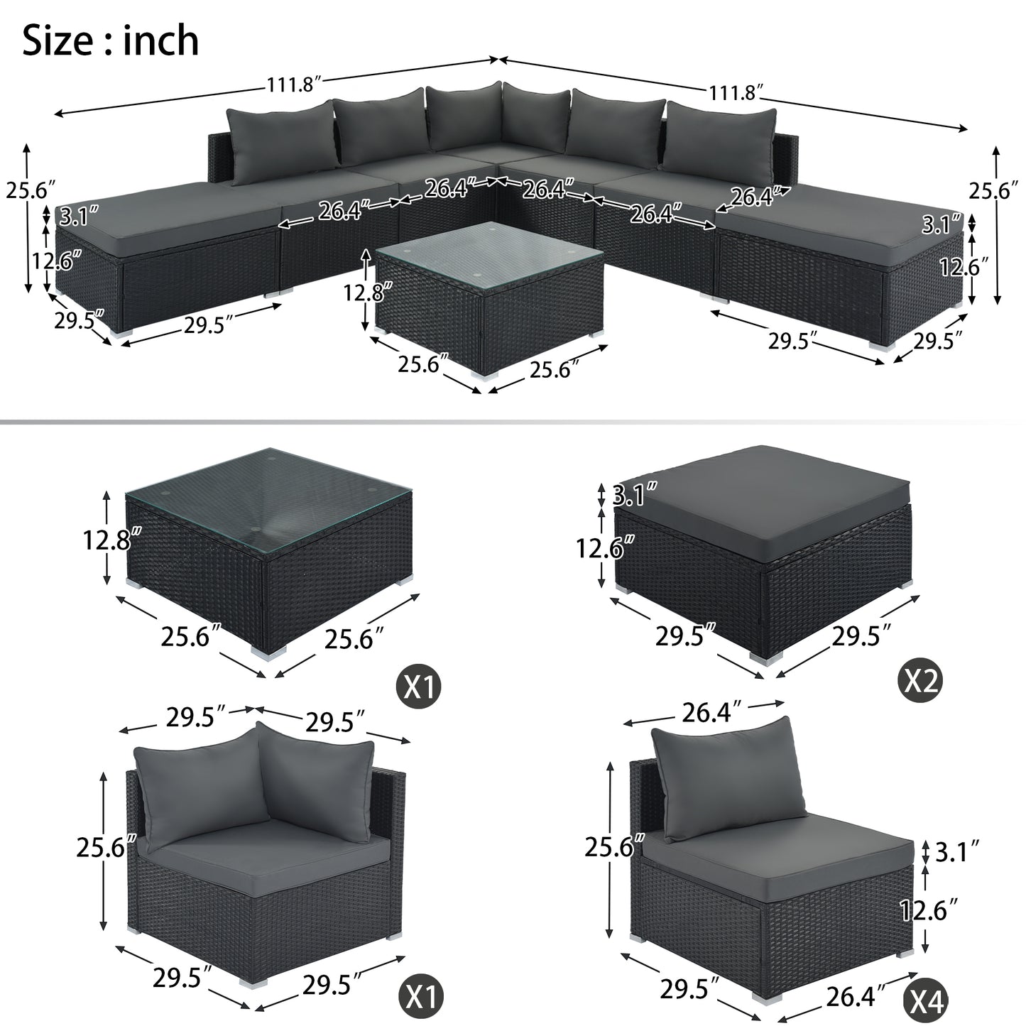 Elegant Oasis Patio Set
