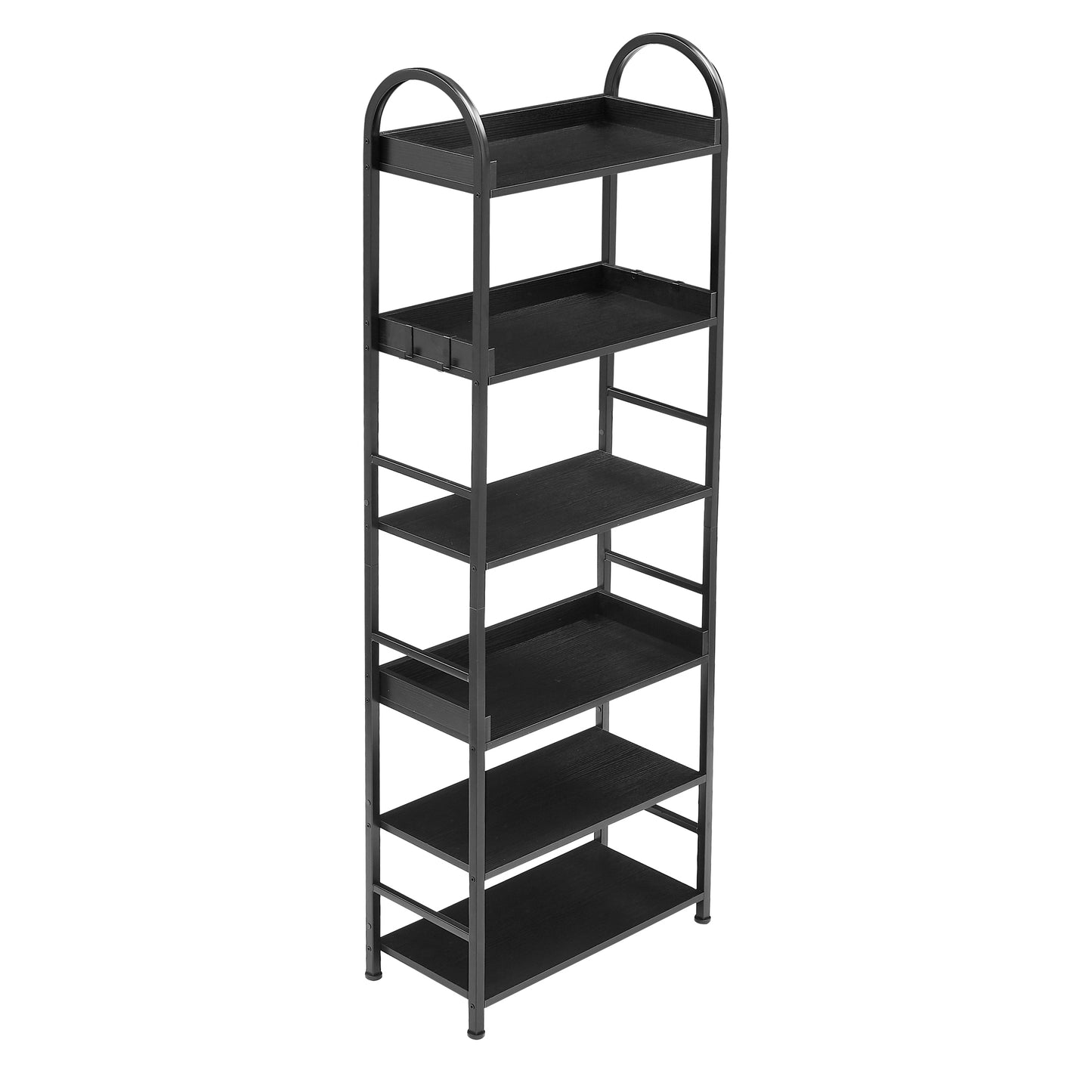 Tall Tower Bookcase - Black