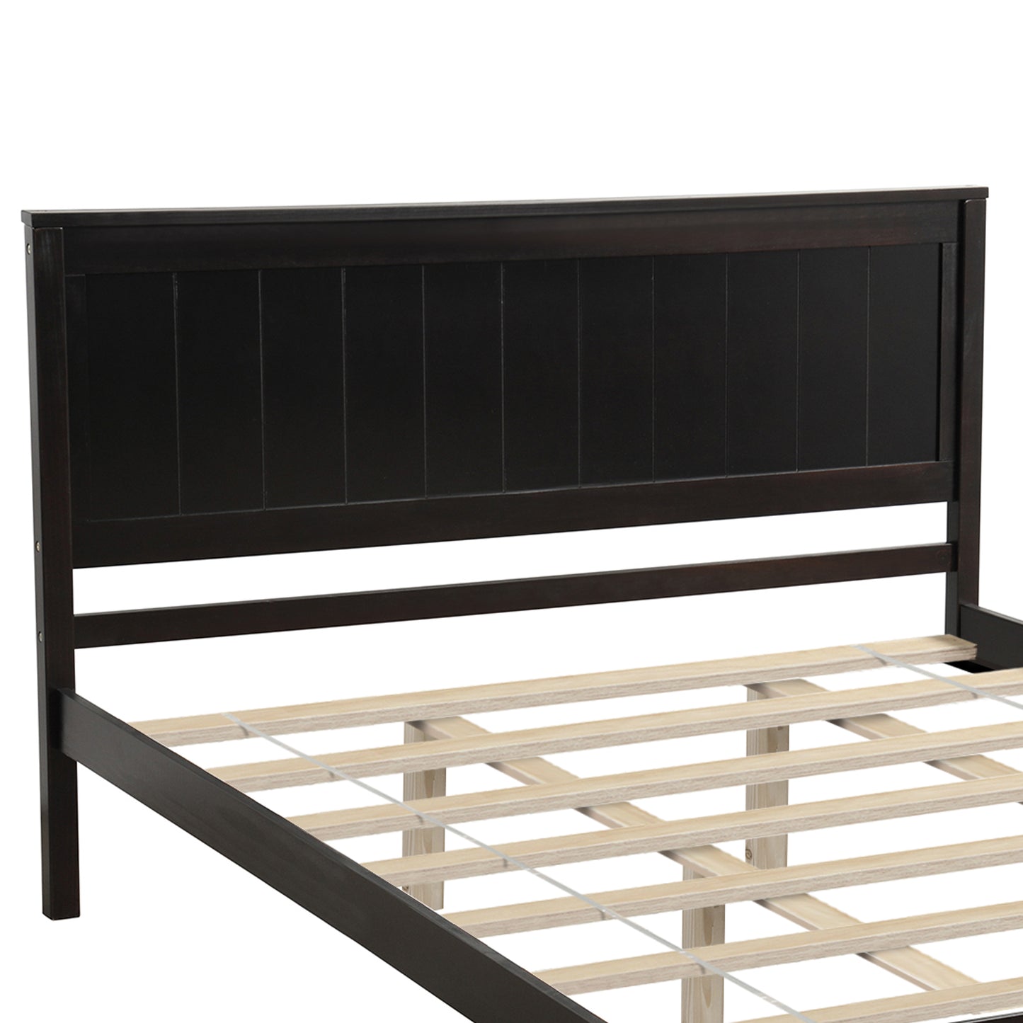 Rhoda Queen Size Platform Bed Frame - Espresso