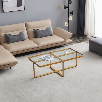 Nexus RectangleCoffee Table - Gold