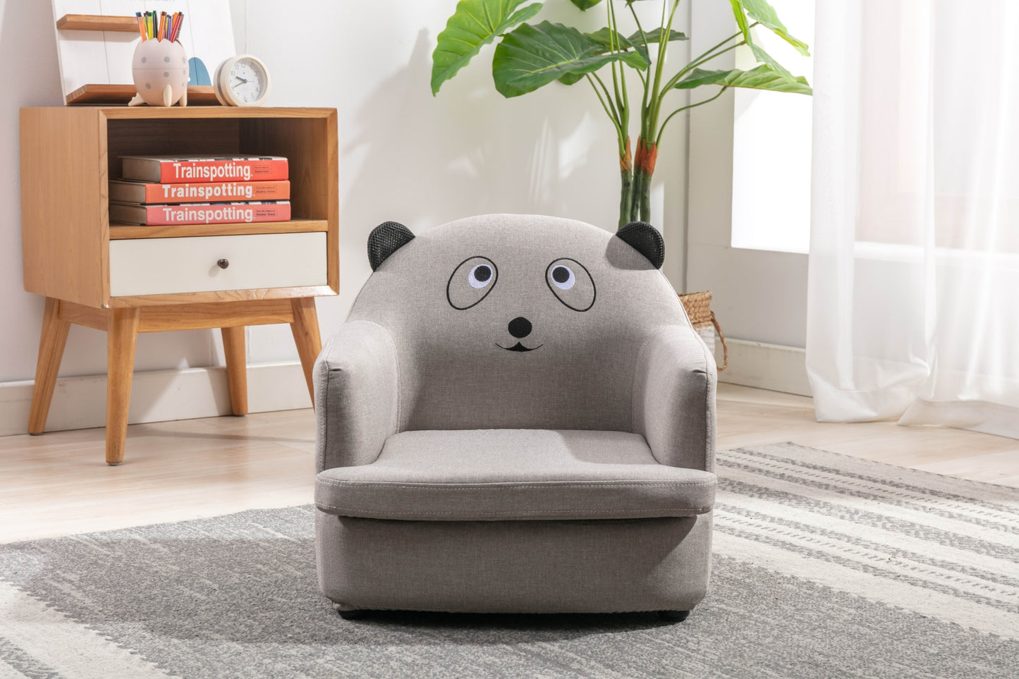 Panda Kids Sofa Chair - Grey