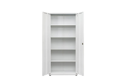 Space Max Storage Cabinet - White