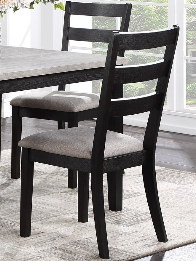 Elegant Ebony 5pc Dining Ensemble