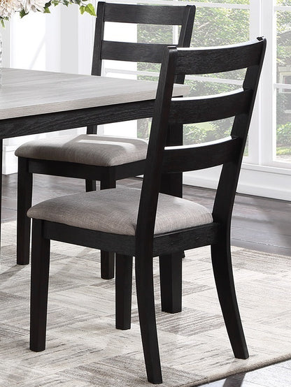 Elegant Ebony 5pc Dining Ensemble