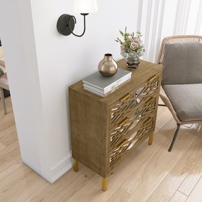 Vintage Reflections Wooden Storage Cabinet