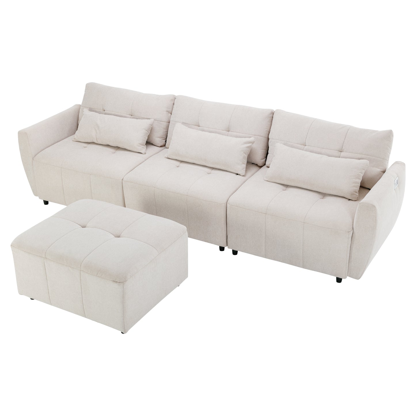 Luxury Comfort Convertible Sectional Sofa