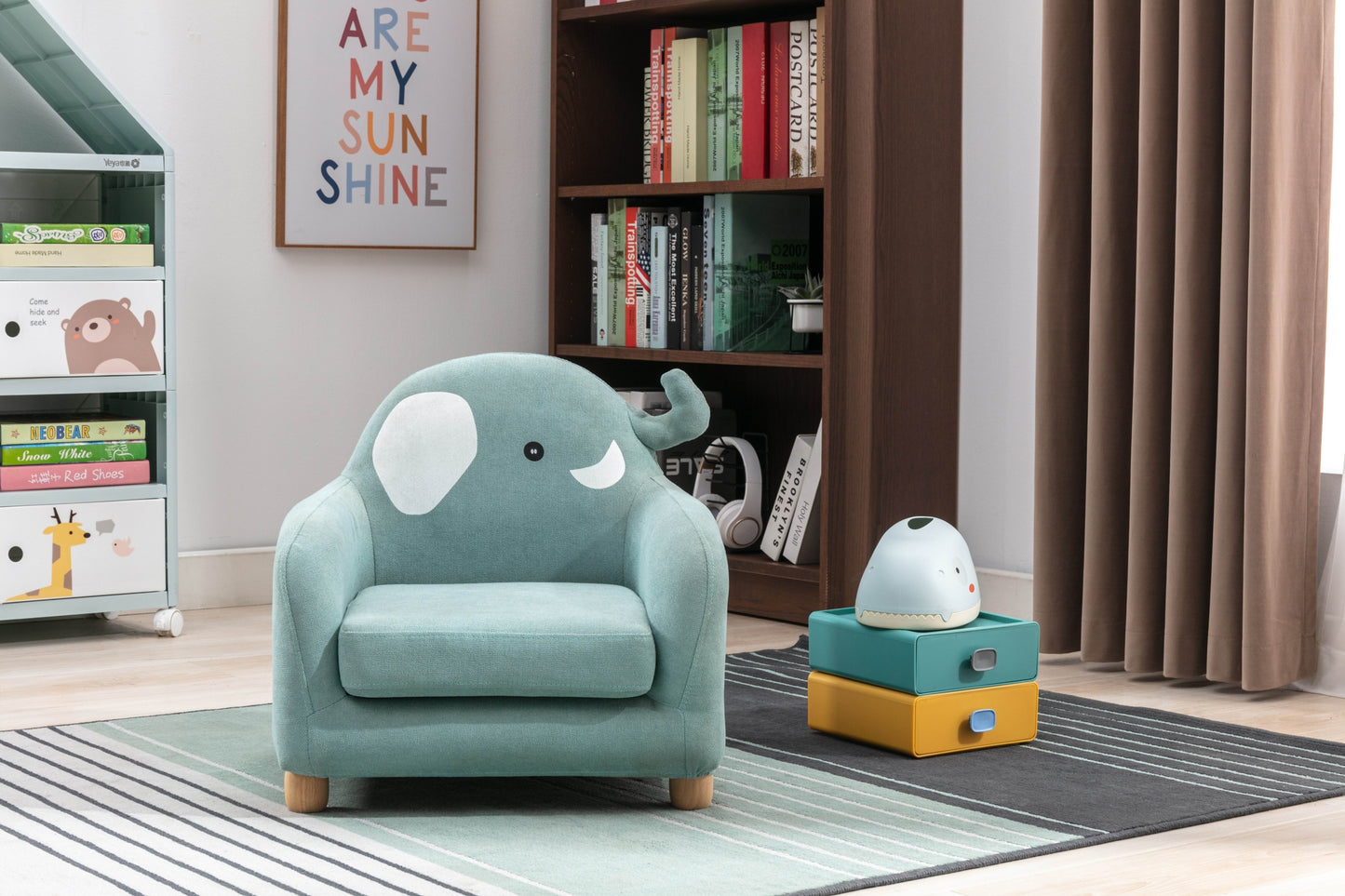 Elephant Kids Chair - Grey