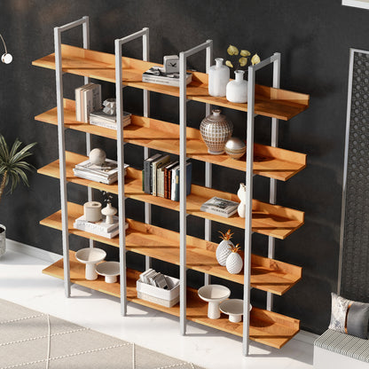Vintage Industrial Style Shelf - Brown