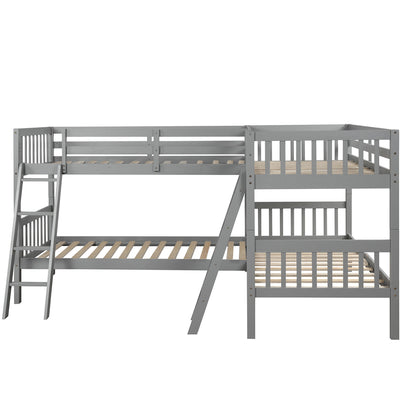 Two Haven Twin L-Shaped Bunk Bed