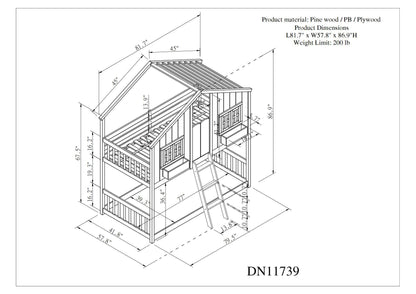 Casa Twin Bunk Bed