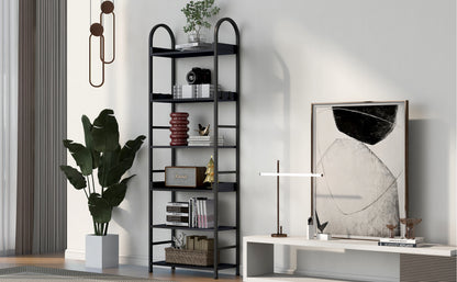 Tall Tower Bookcase - Black