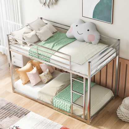 Silver Skyline Twin Bunk Bed