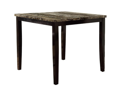 Elegant Birch Marble 5pc Dining Set